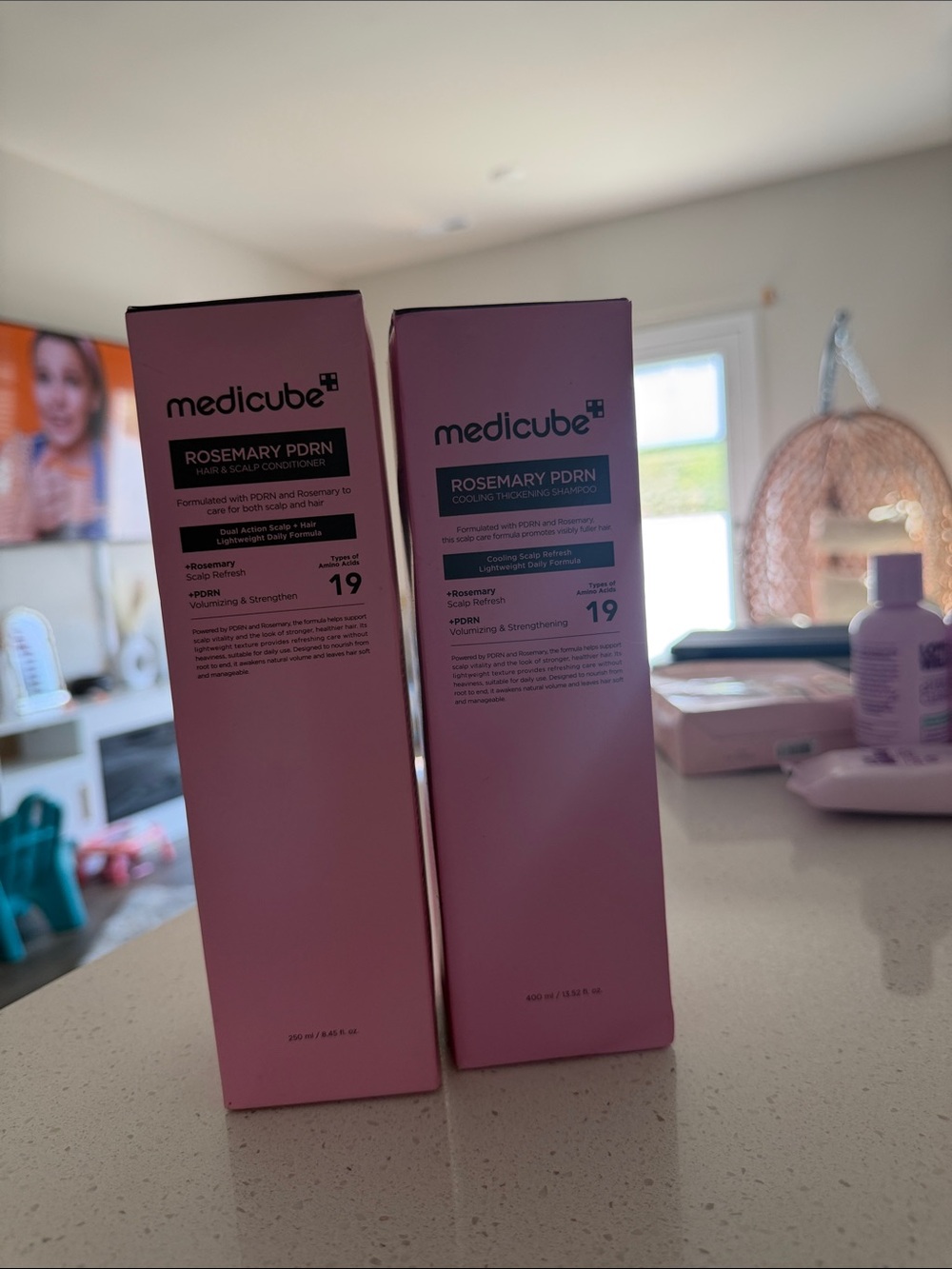 Medicube Rosemary PDRN Hair & Scalp Care Duo in Pink
